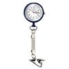 Nursery Short Chain Watch with Date and Day Display, Inverted Dial, Pulse Meter, Luminous, Navy Blue, 1024268A, Nurse Accessories