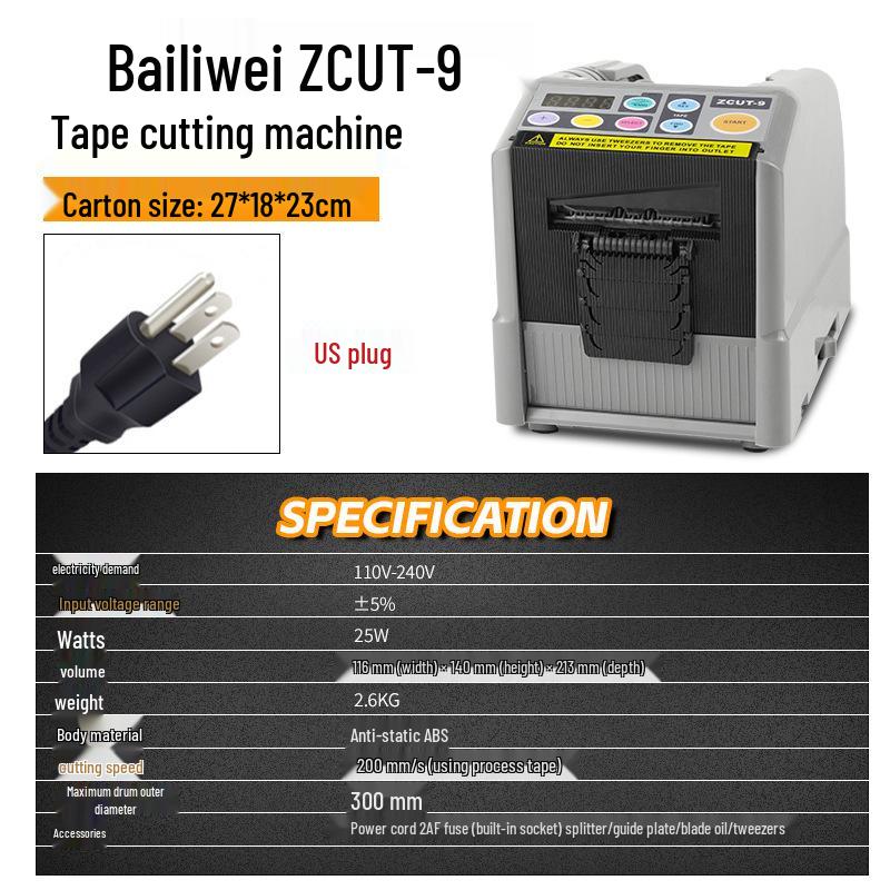 ZCUT-9 Intelligenter Automatischer Klebebandabroller für Abdeck- und Klebebänder