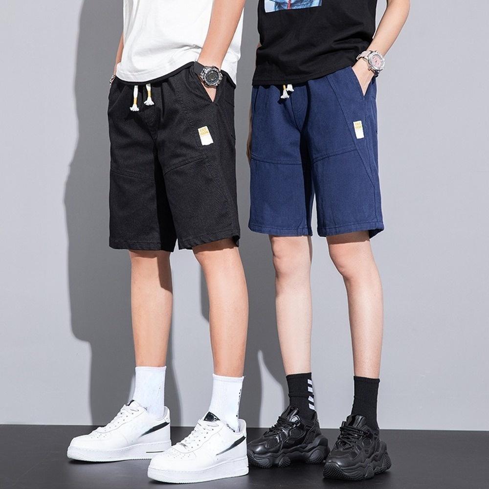 Herren Laufsport Shorts Casual Sommer Taille Elastizität Einfarbig Shorts Männer Plus Size Bottoms Kleidung