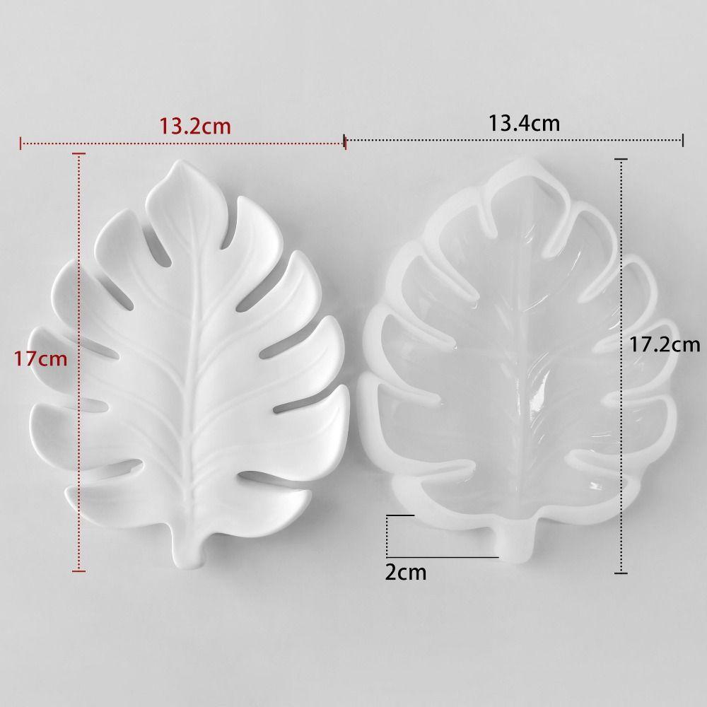 New Geometric Leaves Silicone Mold DIY Handmade Resin Molds Irregular Shape Reusable Plaster Molds Desktop Decor