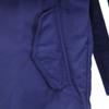 Moncler Made In Romania Hooded Coat Blue With Belt Women Used