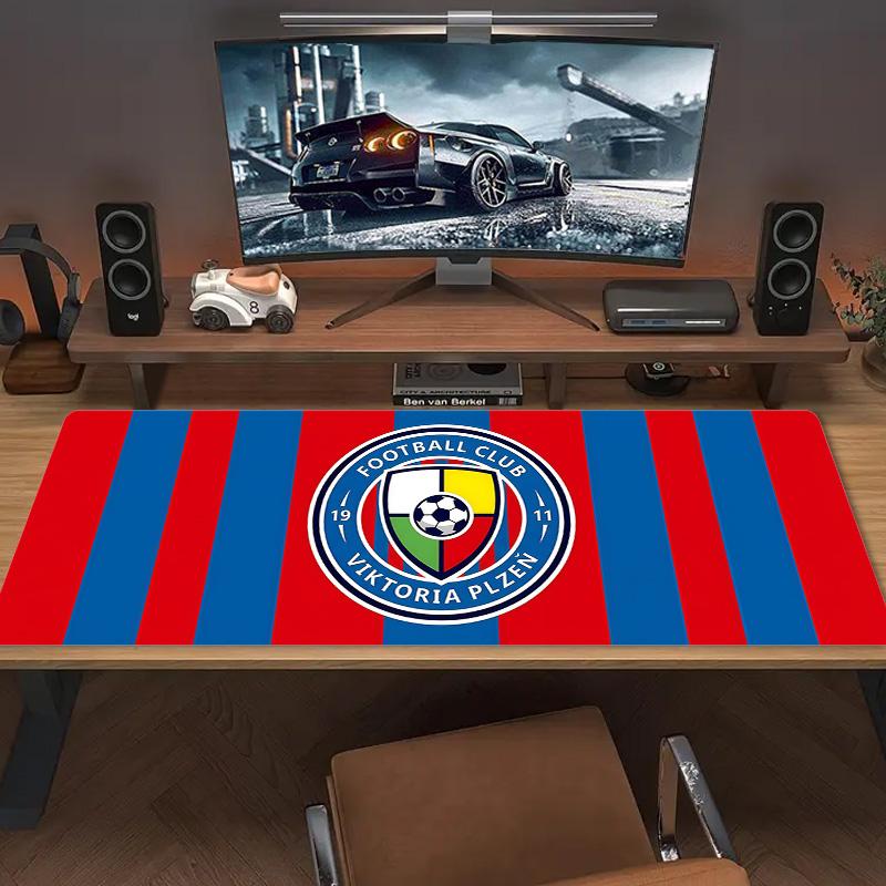Viktoria Plzen FC Color Mouse Pad Large Gaming Table Cushion Non-slip Laptop Tablet Big Mousepad XXL Mat Mini PC Playmat With Lock edge