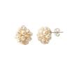 Silver 925 Freshwater Bold Pearl Earrings Popcorn