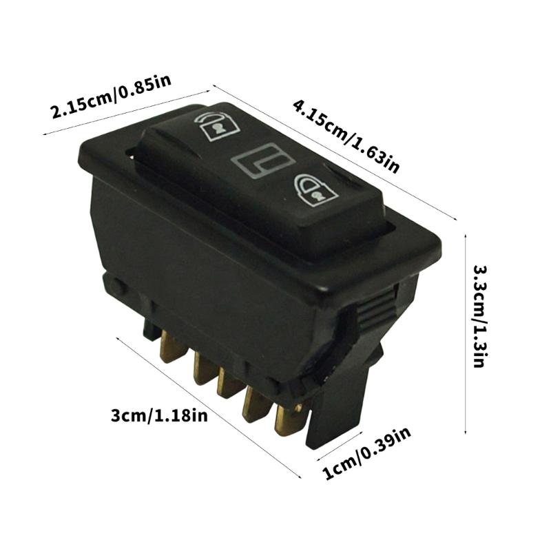 LED Backlight Universal Car Power Window Switches DC12V/24V 20A for Night Visibility in Multiple Vehicle