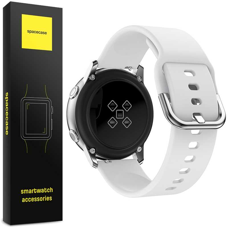 Sc Silicone Band 20Mm White