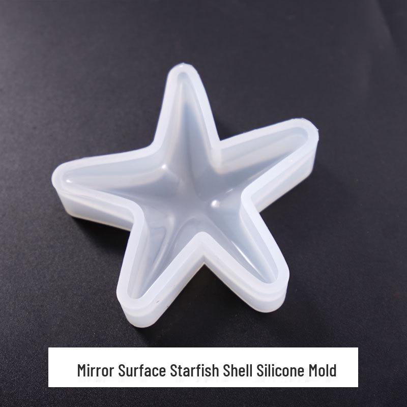 Ocean Style DIY Starfish & Seashell Epoxy Resin Mold for Seascape Decor