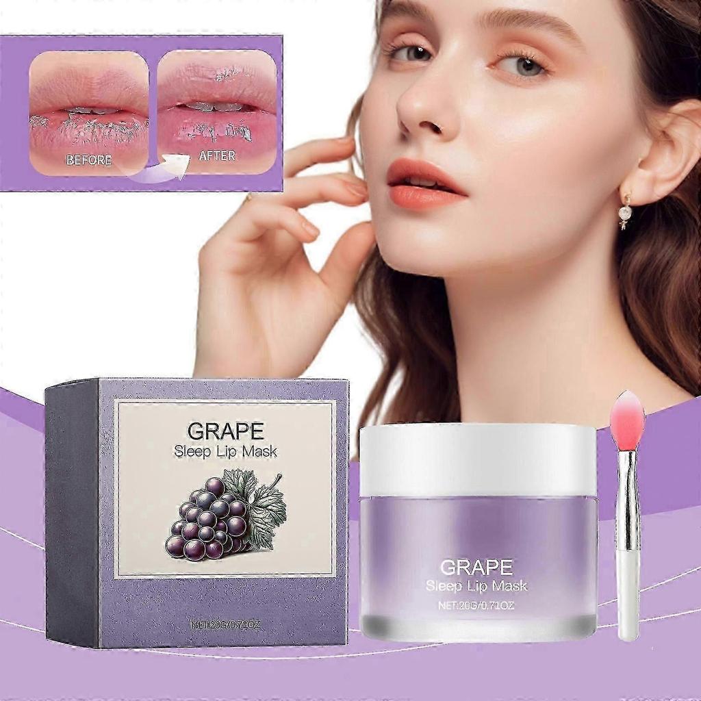 Hydrating Sleeping Lip Mask for Intense Overnight MoistureGrape Taste