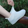 Waterproof rain shoe cover, non-slip silicone wear-resistant rain shoe cover for men and women, thickened tall rainproof boot cover