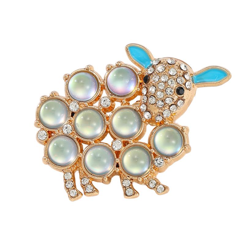 Luxury Sheep Themed Brooches For Men And Women Fashion Jewelry Accessories Couple Party Gifts