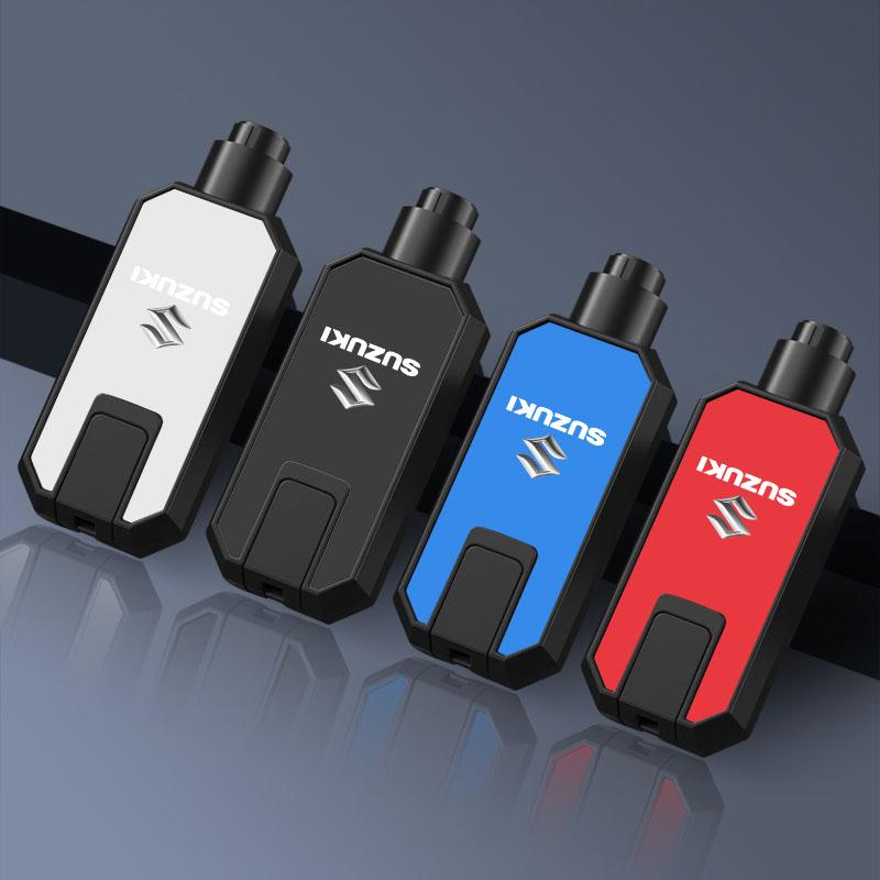 GR Gazoo Racing Car Window Breaker Hammer Seatbelt Cutter with Keychain for Suzuki Jimny Samurai S-Cross SX4 GW250 Swift XL-7 ALTO IGNIS Accessories