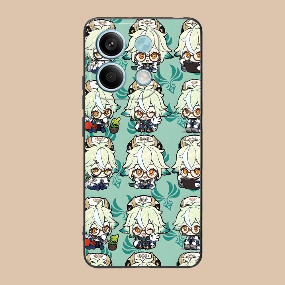 Game GI Sucrose Matte TPU Mobile Phone Case for POCO M7 M6 M5 M4 M3 X7 X6 X5 X4 X3 Pro GT 5G Colorful Printing Cover