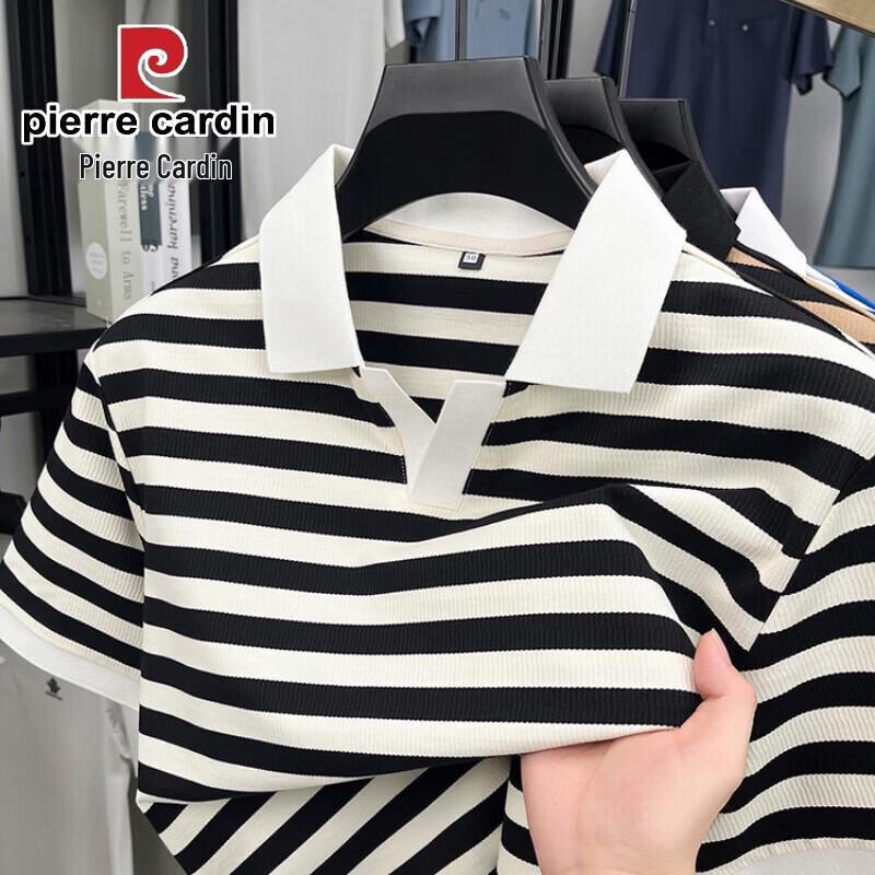 

Pierre Cardin Men s Striped Polo Shirt 165/M