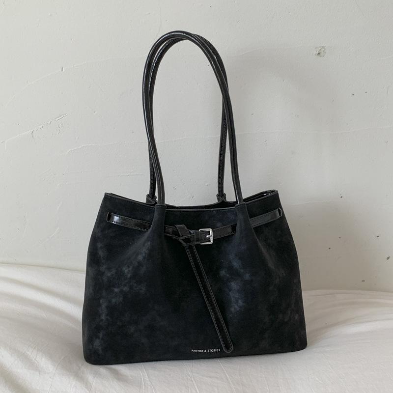 Yogodlns Retro kabelka pod paži pro ženy Nová trendy móda Ležérní taška tote pro dojíždění Velkokapacitní taška přes rameno