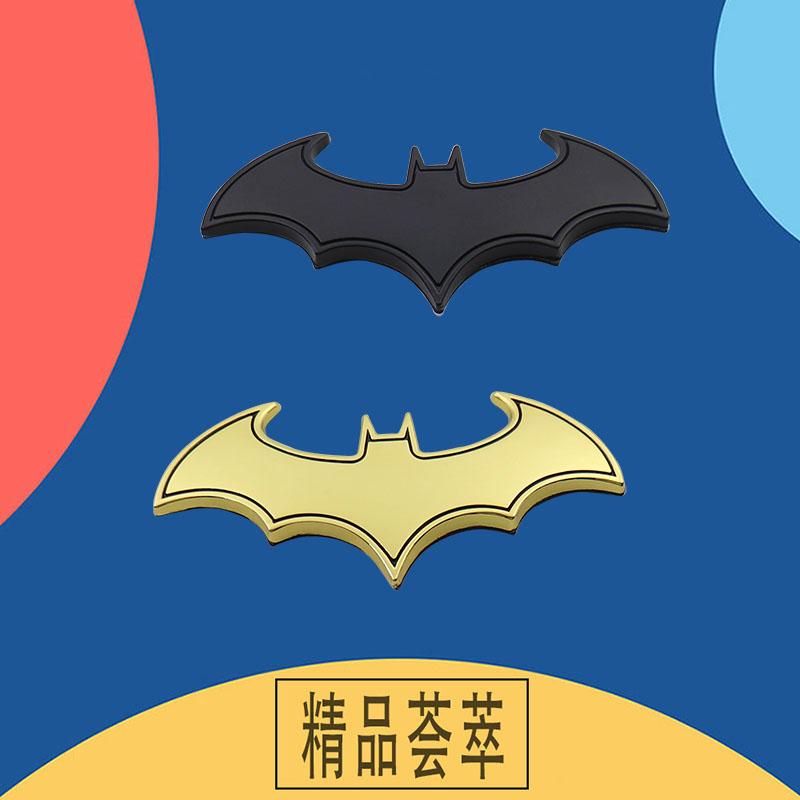 3D Premium Bat Shape for Motorcycle Automobiles Logo Car Fender Trunk Rear Bonnet Decal Emblem Badge Sticker