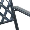 Garden Chair 2 pcs Anthracite 56 x 65 x 89 cm Steel