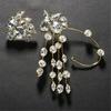 Trendy Rhinestones Ear Cuff With Tassels Sophisticated Rhinestones Tassels Earrings Ideal For Weddings And Gatherings