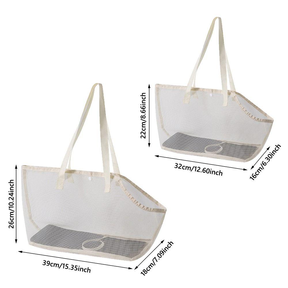 Breathable Mesh Pet Carrier Bag Portable Dog Travel Bag Foldable Pet Tote  for Dogs and Cats