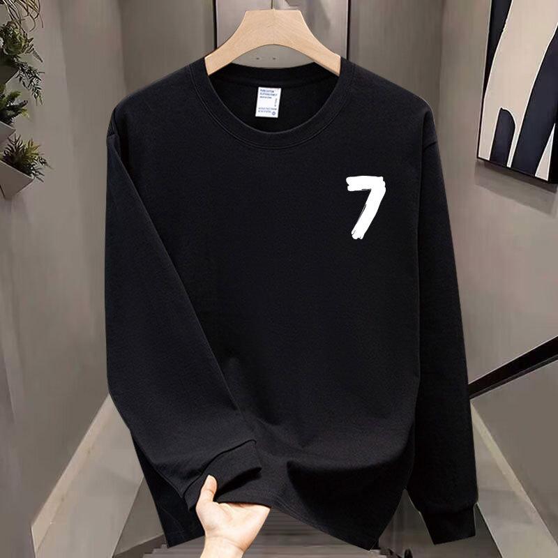 High-Quality Youth Long-Sleeved T-Shirt Men'S Autumn And Winter Business Trendy Brand Bottoming Shirt Hong Kong Style Student Top