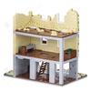 MOOXI Military WW2 Battlefield Ruin Damaged House Model MOC Bricks DIY Assembled Building Blocks Toys For Childrens Adults Gifts