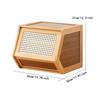 Desktop Organizer Cabinet Multiuse Stylish Makeup Organizer Household Storage Solution for Cosmetic Snack Figure Book Office
