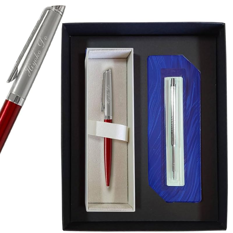 

For employment/graduation celebrations Name engraving [genuine Refill set gift box] ballpoint pen waterman metropolitan essential ([With refill-F]