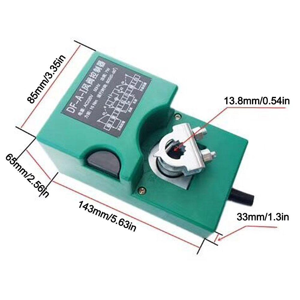 Acționator Clapetă Aer DC 24V Acționator Clapetă Electrică AC 220V Controller Nou Valvă de Ventilație Sistem HVAC