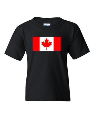 Canada Drapeau du Pays Ottawa Toronto Nation Patriotique DT Jeunes Enfants T-shirt Tee T-shirt Unisexe