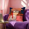 RRnfren Randal Luther Nyon Pillow Case Square DoubleSided Sofa Cushion Cover Bedroom Bedside Pillow