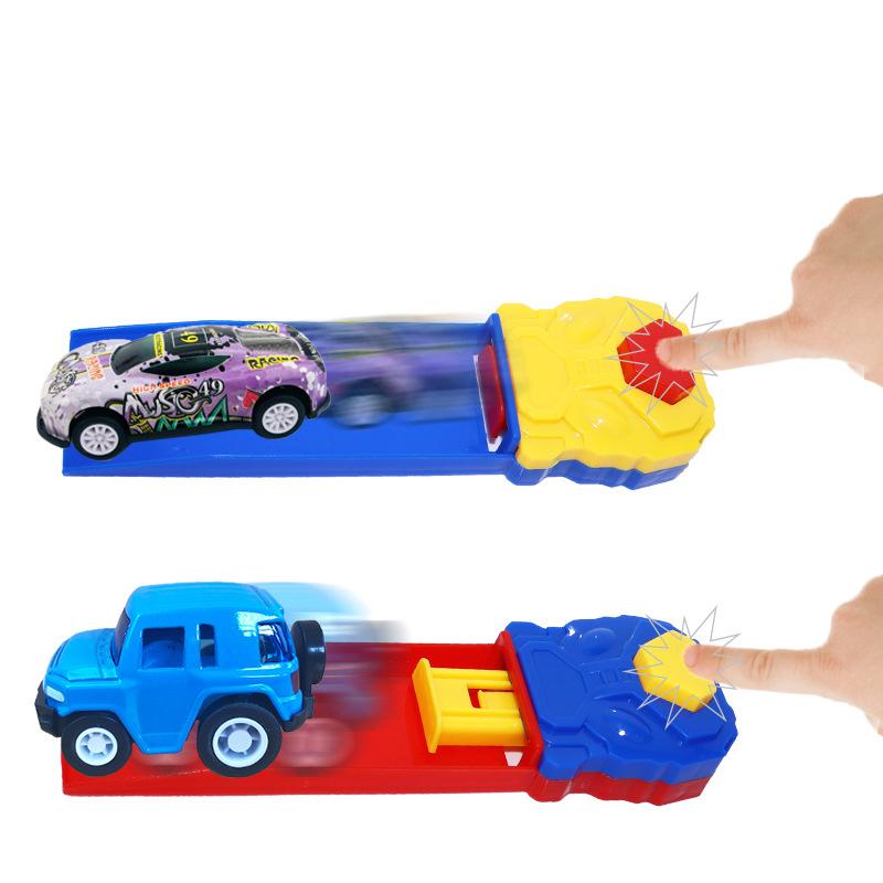 Fun children's catapult, track launch catapult for cars, toy accessories for children's sliding cars and inertia cars