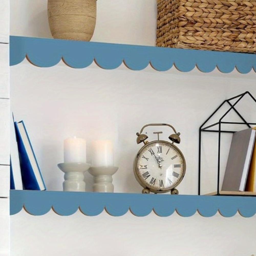 6pcs Vintage Fan-shaped Wooden Frame Unfinished Cabinet Frame Creative DIY Crafts Frame  Photo Frame