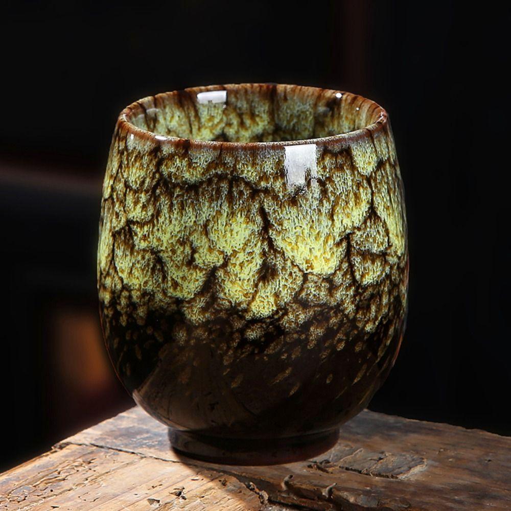 Creative Kung Fu Ceramic Teacup Drinkware Kiln Transformation Tea Bowl Porcelain Japanese Style Water Cup