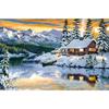 5D DIY Diamond Painting Beautiful Snow Winter Landscape Diamond Embroidery Full  Round Drill Rhinestone Mosaic Art Picture