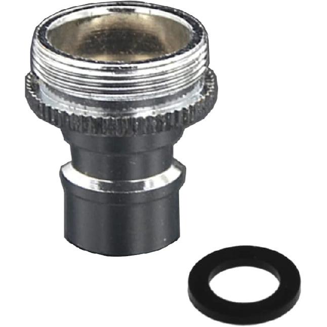 Faucet Quick Connector Adapter, Thead Connecting Faucet Aerator Adapter with Snap Quick Connector Fitting for Dishwasher Washing Machine (G3/4 Hose