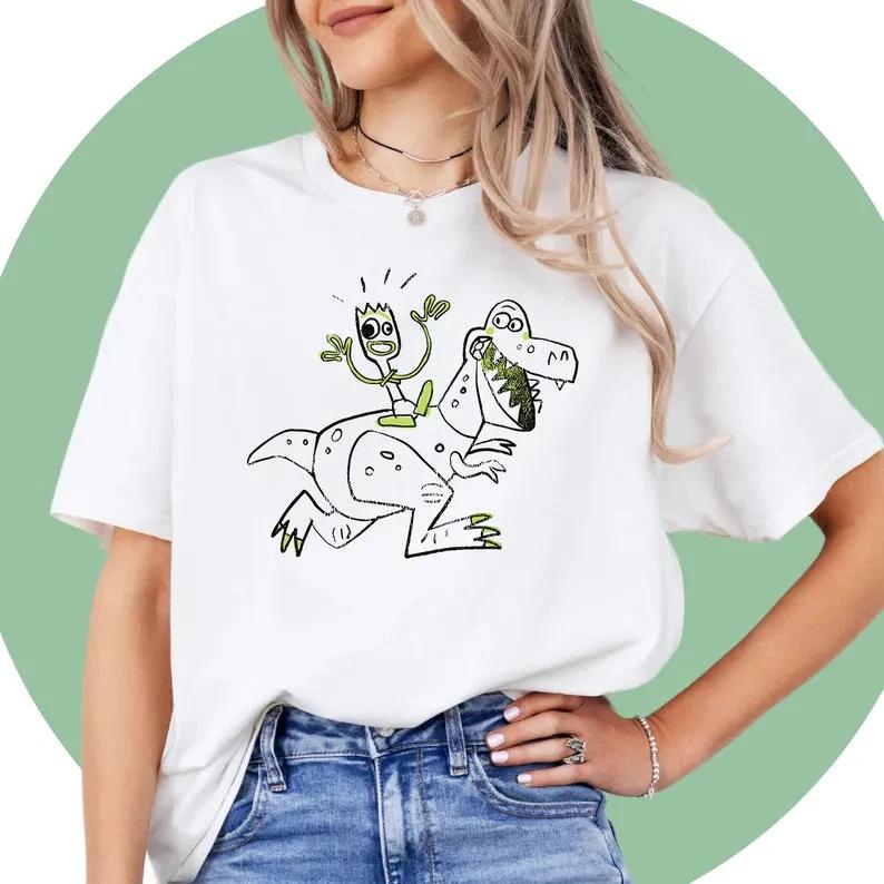 Toy Story Woody Jessie Buzz Lightyear T Shirt Unisex S