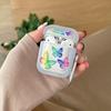 Blue Butterfly Protective Case for AirPods Pro 2nd Gen, Color Square TPU Design, Compatible with Apple Earphones