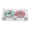 Blank Cassette Tape Reel to Reel Metal 50 Minutes Blank Recording Tape with Transparent Box for Music Recording