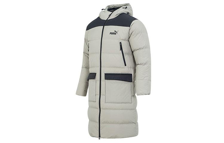 PUMA Down Jackets Men s Gray Hooded Moderate Other 849985-68 M
