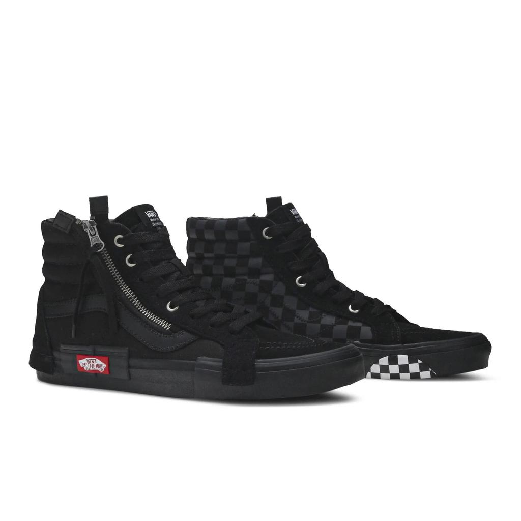 Vans SK8-Hi CAP LX Reissue 'Black Checkerboard' (Unisex) Black / Black Skate Shoes VN0A3WM1276