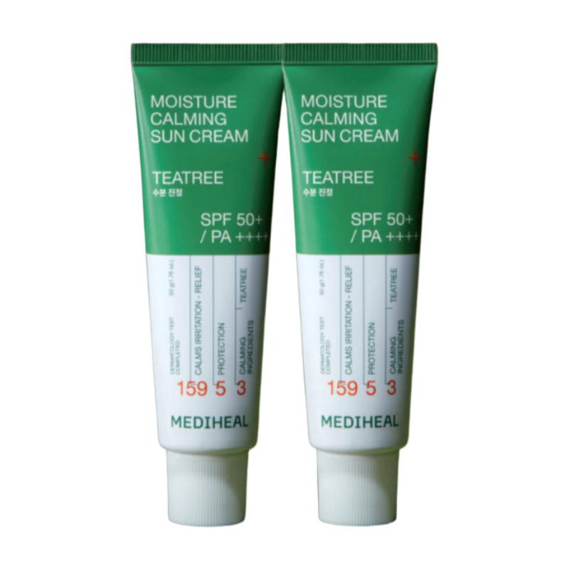 MEDIHEAL Hydrating Soothing Sun Cream SPF50+ PA++++ 50ml × 2