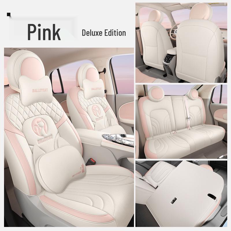 ZFL Leather Sports Seat Cushion for Great Wall ORA Ballet Cat - All-Season Car Seat Cover
