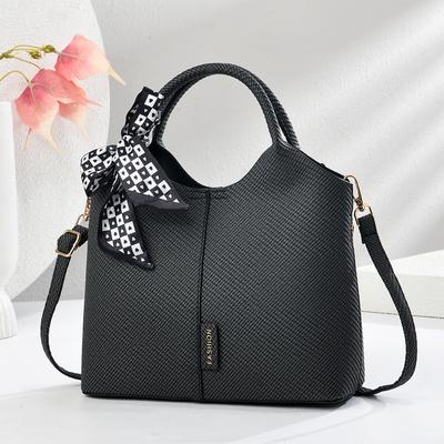 The New High-grade Handbag Female Niche Design Silk Scarf Handbag Casual Texture Single Shoulder Crossbody Bag