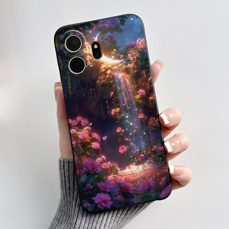 For TCL NxtPaper 70 Pro Case Luxury Cute Love Rabbit Funny Soft Black TPU Silicone Phone Case For TCL NxtPaper70 Pro Back Cover