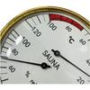 Battery Sauna Thermohygrometer with Large Screen Analog Display Heat Resistant Indoor Temperature Humidity Monitor