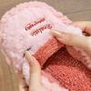 Plush cotton slippers 2025 autumn and winter new indoor home thick bottom warm couple cotton slippers winter
