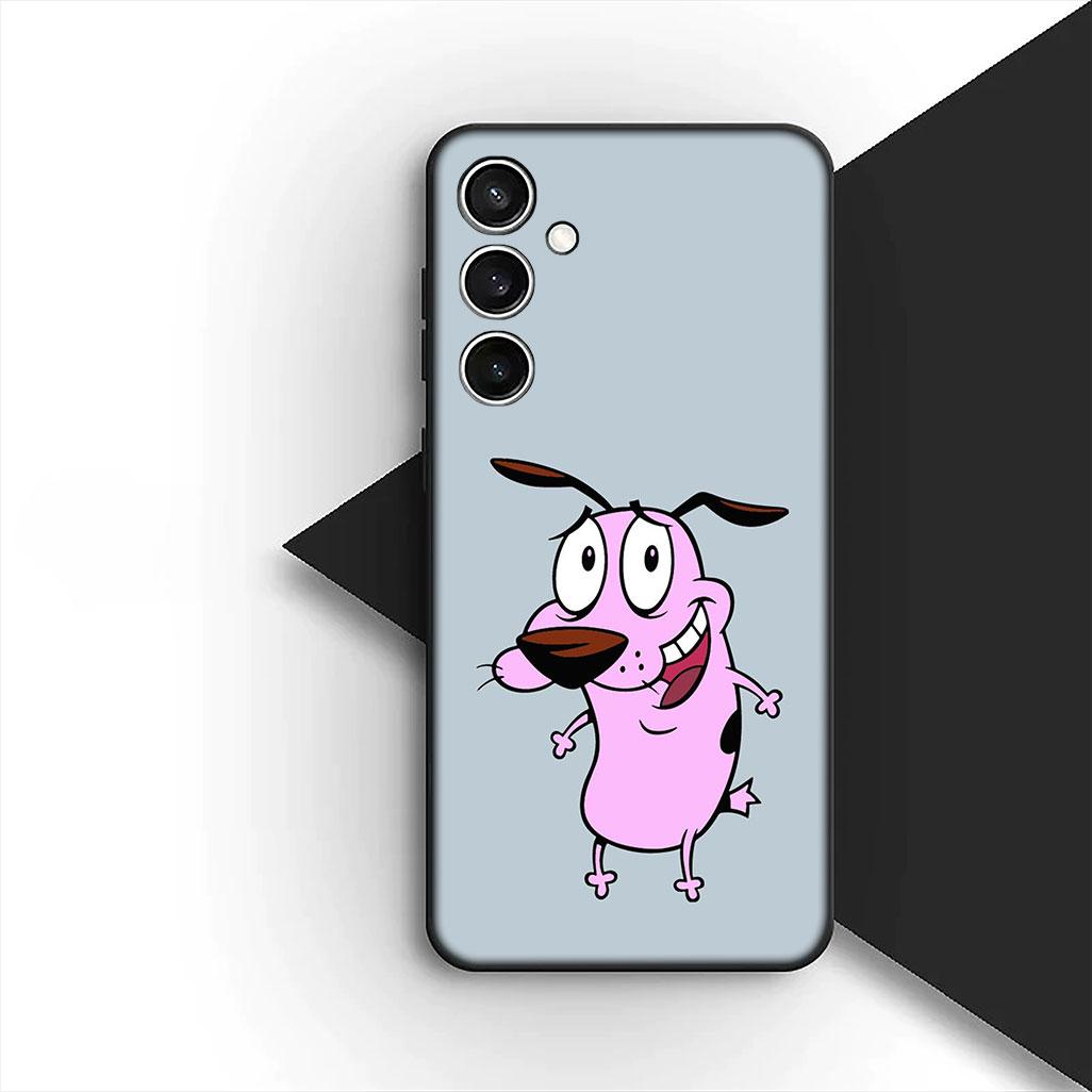 

Anime C-Courages C-Cowardlys Dog Phone Case for Motorola Moto G55 G45 G75 G85 G35 Edge 50 30 Fusion 40 NEO Ultra Pro Cover Motorola Edge 50 Ultra