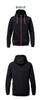 BURTLE Air Tech Zip Hoodie 4110, Lightweight and Cold Weather, Size L, 35, Black