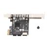 Expansion Card PCIE To USB 19Pin Good Conductivity One Piece Inductor Low Impedance Adapter CardPH61