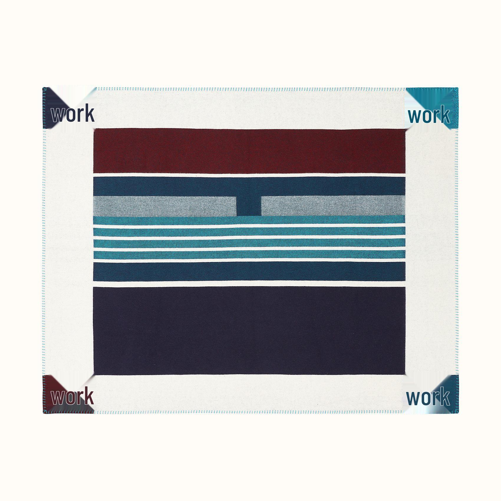 

Скандинавский минималистичный кашемировый вязаный плед - Толстая шерсть, декоративный детский плед с дизайном букв 130*180 cm [800g]