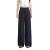 Petite Women's White Linen Wide-Leg Pants - Summer 2026, Lightweight, Wrinkle-Resistant, Extra Long, Casual Fit
