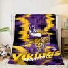 Vikings Team Spirit Portable Blanket/Soft Blanket Bedding Blanket Suitable for Travel Camping Living Rooms Offices Sofas Fan Gifts